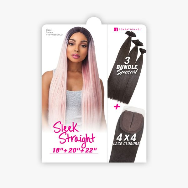SENSATIONNEL MULTI BOUTIQUE 4 X 4 SLEEK STRAIGHT 18″20″22″ - Image 2