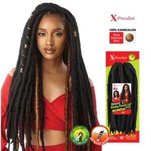 OUTRE X-PRESSION CROCHET BRAID NATURAL KINKY TWIST 24"