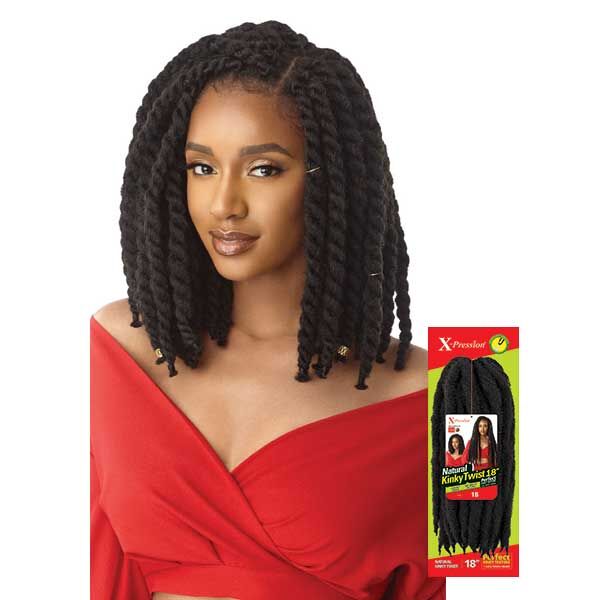 OUTRE X-PRESSION CROCHET BRAID NATURAL KINKY TWIST 24" - Image 4