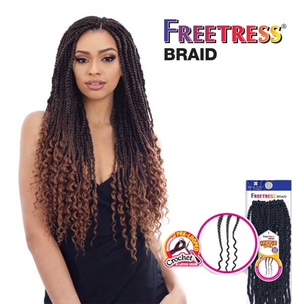 SHAKE-N-GO FREETRESS BRAID - WATER WAVE 22 - Canada wide beauty supply  online store for wigs, braids, weaves, extensions, cosmetics, beauty  applinaces, and beauty cares