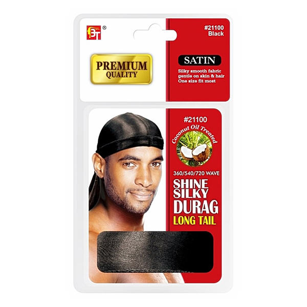 BEAUTY TOWN PREMIUM QUALITY COCONUT OIL TREATED SHINE SILKY DURAG WITH LONG  TAIL - Canada wide beauty supply online store for wigs, braids, weaves,  extensions, cosmetics, beauty applinaces, and beauty cares