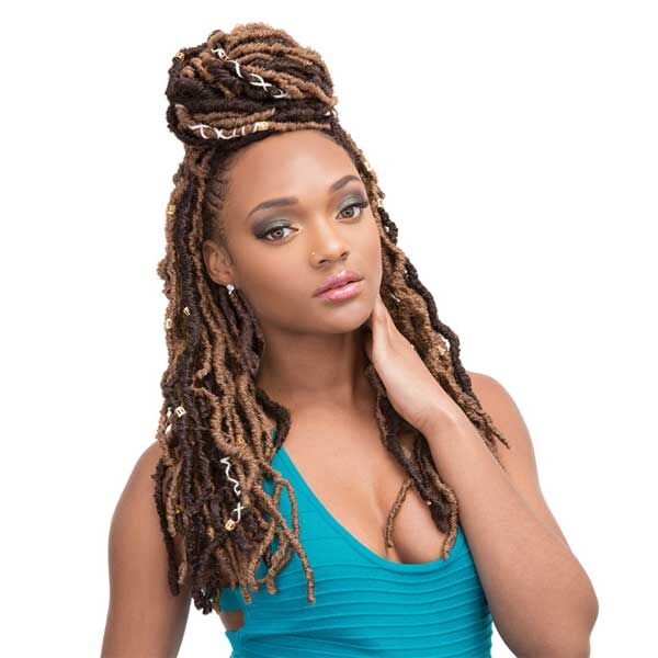 JANET COLLECTION 2X MAMBO NATURAL BORN LOCS 18" - Image 5