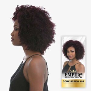 SENSATIONNEL EMPIRE 100% HUMAN HAIR WEAVE - CORK SCREW 10S 3PCS