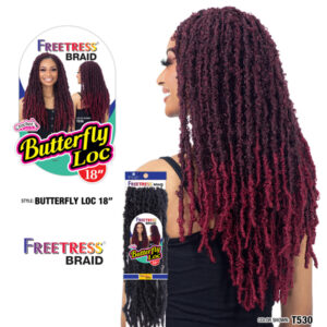 SHAKE-N-GO FREETRESS  BUTTERFLY LOC 18"