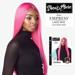 SENSATIONNEL SYNTHETIC HAIR EMPRESS LACE FRONT WIG EAR TO EAR SHEAR MUSE-LACHAN