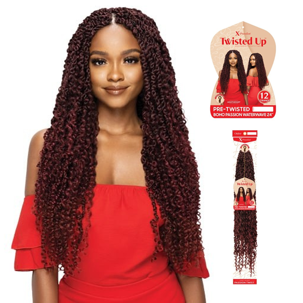 Outre X-Pression Twisted Up Braid Crochet Hair - Waterwave Fro Twist 2