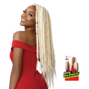 OUTRE X-PRESSION CROCHET BRAID (PRE-LOOP) NATURAL BOX BRAID 24"