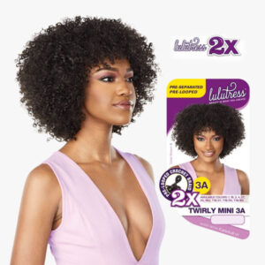 SENSATIONNEL LULUTRESS CROCHET BRAID - 2X TWIRLY MINI 3A