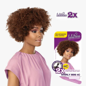 SENSATIONNEL LULUTRESS CROCHET BRAID -  2X WHIRLY MINI 4C