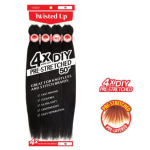 Outre X-PRESSION TWISTED UP 4X DIY PRE-STRETCHED BRAID 50"