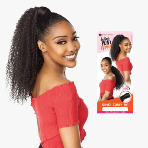 SENSATIONNEL INSTANT PONY WRAP - KINKY CURL 18”