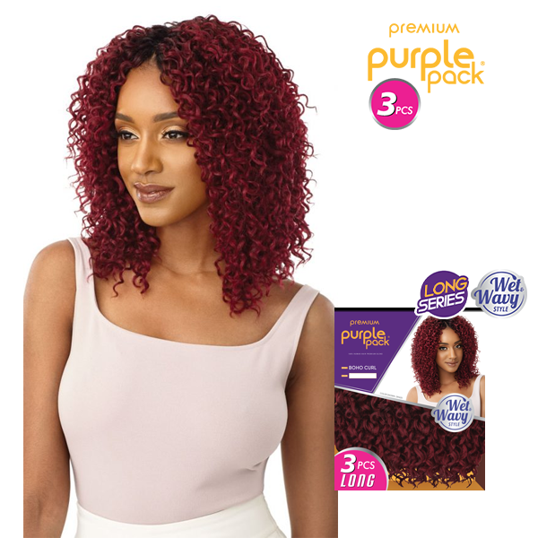 OUTRE PURPLE PACK LONG 3PCS-WET & WAVY-Boho Curl - Canada wide beauty  supply online store for wigs, braids, weaves, extensions, cosmetics, beauty  applinaces, and beauty cares