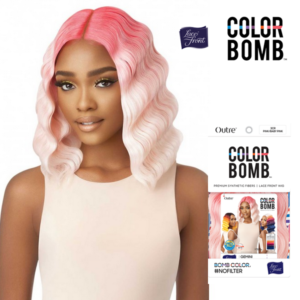 OUTRE SYNTHETIC COLOR BOMB SWISS LACE FRONT WIG-GEMINI