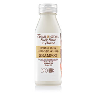 Creme of Nature Butter Blend & Flaxseed Double Duty Detangle & Slip Shampoo 12oz