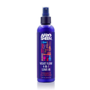 AFRO SHEEN VELVET FLOW 4-IN-1 LEAVE-IN SPRAY 8oz