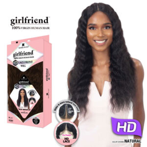SHAKE-N-GO GIRLFRIEND 100% VIRGIN HUMAN HAIR HD LACE FRONT WIG - DEEP WAVER 24"