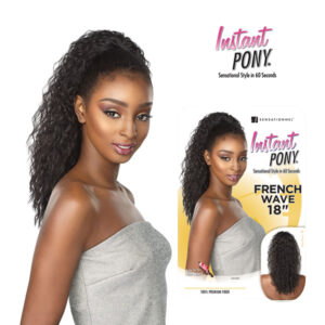 SENSATIONNEL  Instant Pony - FRENCH WAVE 18″