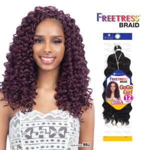 SHAKE-N-GO FreeTress BRAID - GOGO CURL 12"