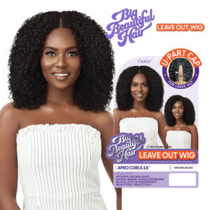 OUTRE BIG BEAUTIFUL LEAVE OUT WIG - AFRO CURLS 16"