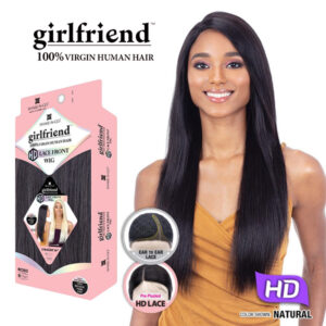 SHAKE-N-GO GIRLFRIEND 100% HUMAN HAIR HD LACE FRONT 5"C-PART WIG - STRAIGHT 24"