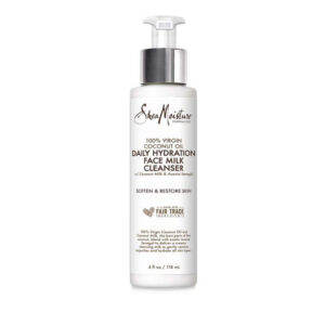 SHEA MOISTURE 100% VIRGIN COCONUT OIL DAILY HYDRATION FACE MILK CLEANSER