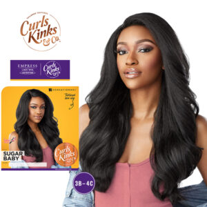SENSATIONNEL LACE FRONT EDGE CURLS KINKS & CO - SUGAR BABY