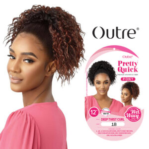 OUTRE DRAWSTRING PRETTY QUICK PONY - WET&WAVY DEEP TWIST CURL