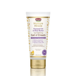 AFRICAN PRIDE Moisture Miracle Flaxseed Oil & Shea Butter Gel N’ Cream - 6oz