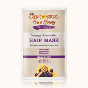 Creme of Nature Pure Honey Hair Food Damage Prevention Hair Mask-ACAI BERRY 1.7 fl oz