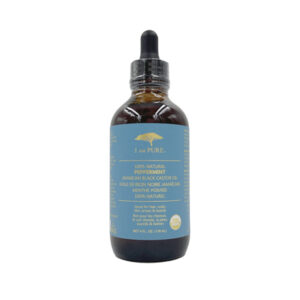 I AM PURE 100% NATURAL JAMAICAN BLACK CASTOR OIL -PEPPERMINT 4OZ