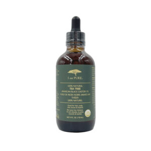 I AM PURE 100% NATURAL JAMAICAN BLACK CASTOR OIL -TEA TREE 4OZ