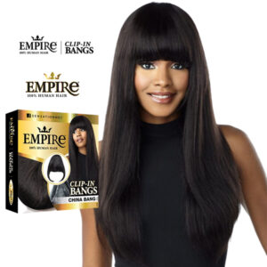 SENSATIONNEL EMPIRE CLIP-IN CHINA BANGS