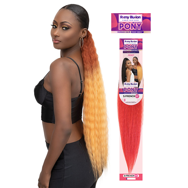 Janet Collection REMY ILLUSION PONY S/FRENCH 32″ - Canada wide beauty  supply online store for wigs, braids, weaves, extensions, cosmetics, beauty  applinaces, and beauty cares