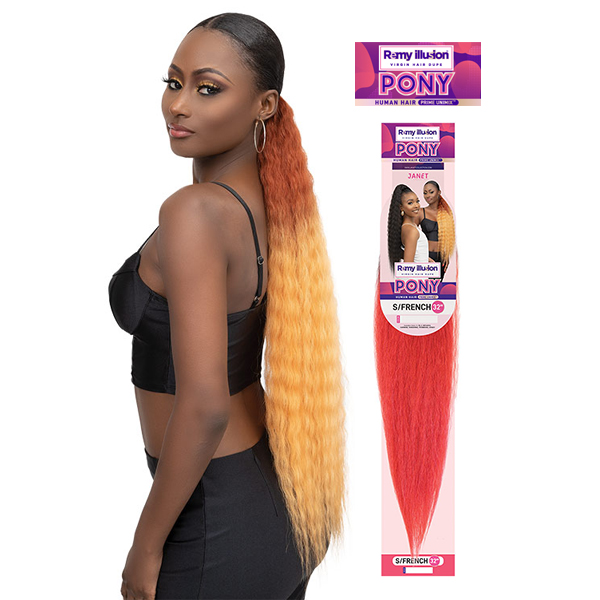 Janet Collection Human Hair Blend Bun Remy Illusion Scrunch Tendril – Find  Your New Look Today!