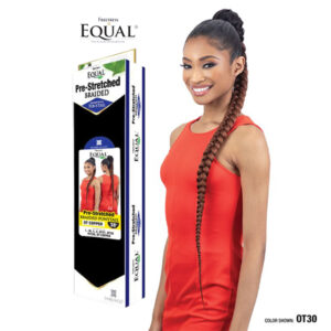 SHAKE-N-GO FREETRESS EUQAL PRE-STRETCHED BRAIDED PONYTAIL 38"