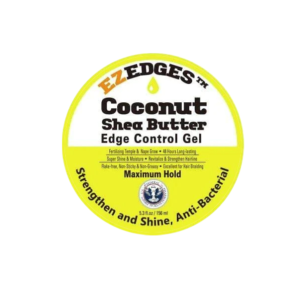 EZEDGES Edge Control Gel with Coconut & Shae butter - Canada wide beauty  supply online store for wigs, braids, weaves, extensions, cosmetics, beauty  applinaces, and beauty cares