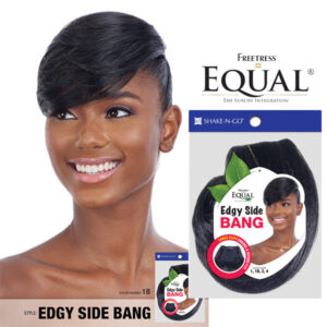 SHAKE-N-GO FREETRESS BANG PIECE - EDGY SIDE BANG