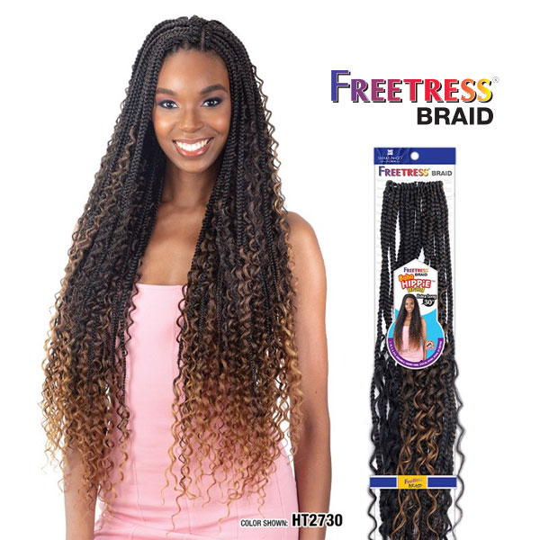 SHAKE-N-GO FREETRESS BRAID - BOHO HIPPIE BRAID 30