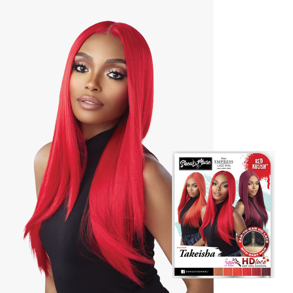 Sensationnel LACE WIGS CENTER PART SHEAR MUSE RED KRUSH_TAKEISHA - Canada  wide beauty supply online store for wigs, braids, weaves, extensions,  cosmetics, beauty applinaces, and beauty cares