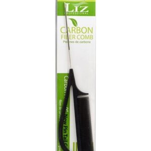 LIZ CARBON FIBER COMB 9" New PIN Tail Comb #COM99851