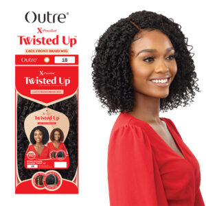 OUTRE  X-PRESSION TWISTED UP LACE FRONT WIG - BOHO PASSION SUMMER TWIST 12″