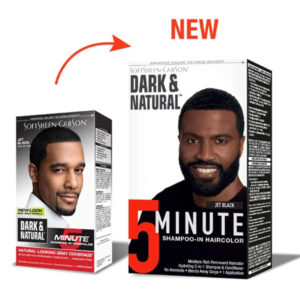 SoftSheen Carson DARK & NATURAL 5 MINUTE SHAMPOO-IN-HAIRCOLOR #JET BLACK