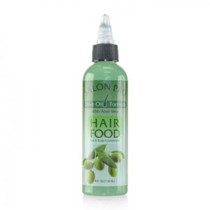 SALON PRO HAIR FOOD OLIVE OIL W/ ALOE VERA (4 OZ)