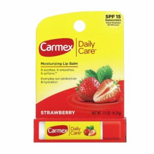 CARMEX MOISTURIZING LIP BALM DAILY CARE STRAWBERRY