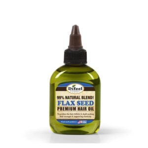 SUNFLOWER DIFEEL PREMIUM NATURAL HAIR OIL - FLAX SEED HAIR OIL 2.5 OZ