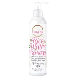 CurlyChic RICE WATER Moisturizing Hair Milk 8oz