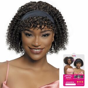 Janet Collection HH CRESCENT BANGS AMANDA WIG