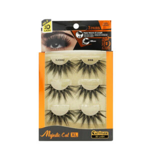 EBIN NEW YORK 3 PAIRS MAJESTIC CAT 25MM 3D LASHES