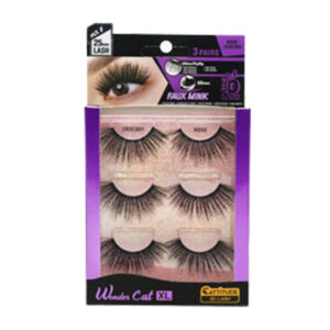 EBIN NEW YORK 3 PAIRS WONDER CAT XL LASHES - 3 PACK