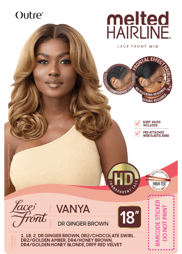 OUTRE MELTED HAIRLINE LACE FRONT WIG - VANYA - Image 6